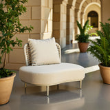 Ruhe Beige Accent Chair - Ornate Home