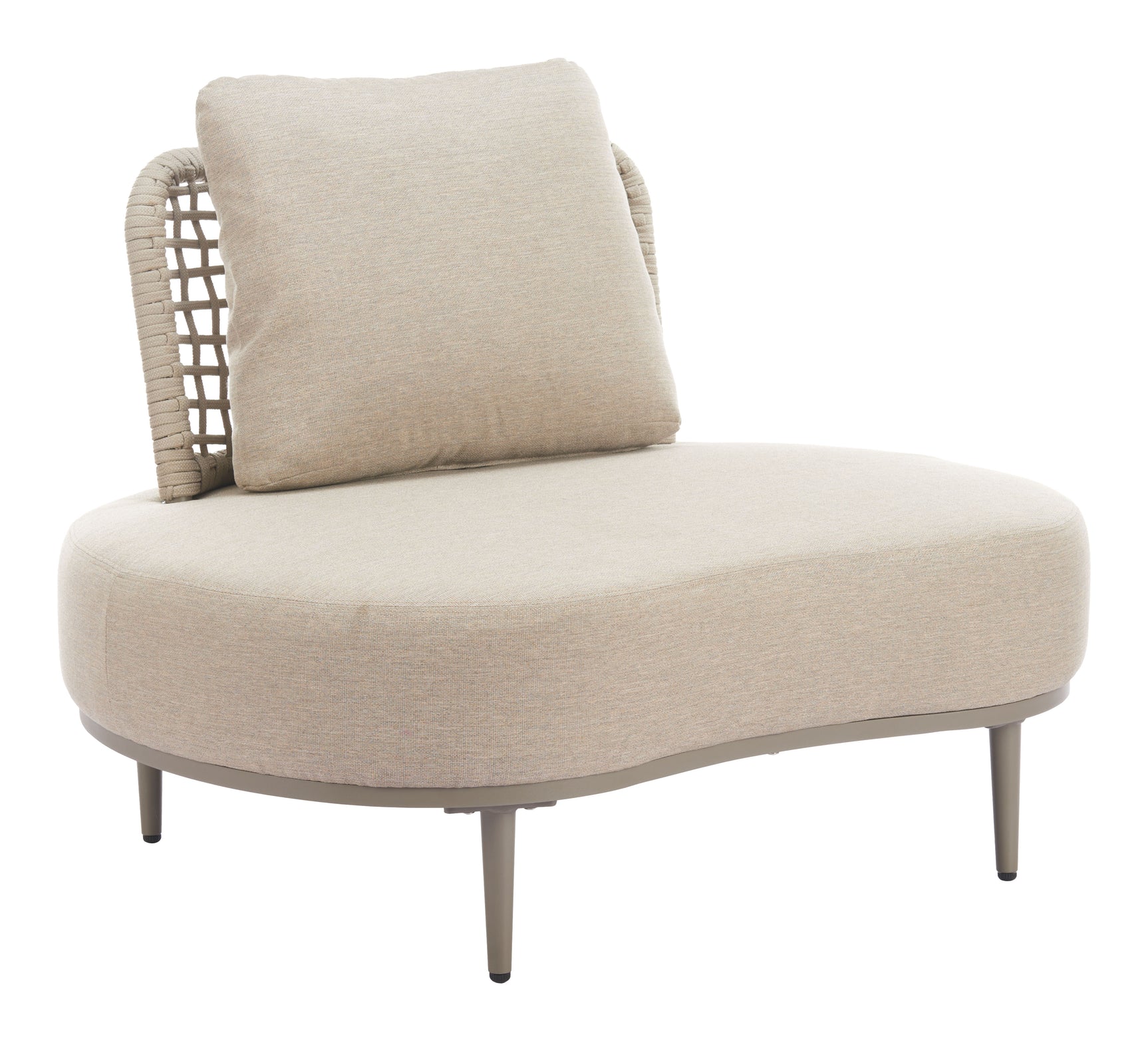 Ruhe Beige Accent Chair - Ornate Home