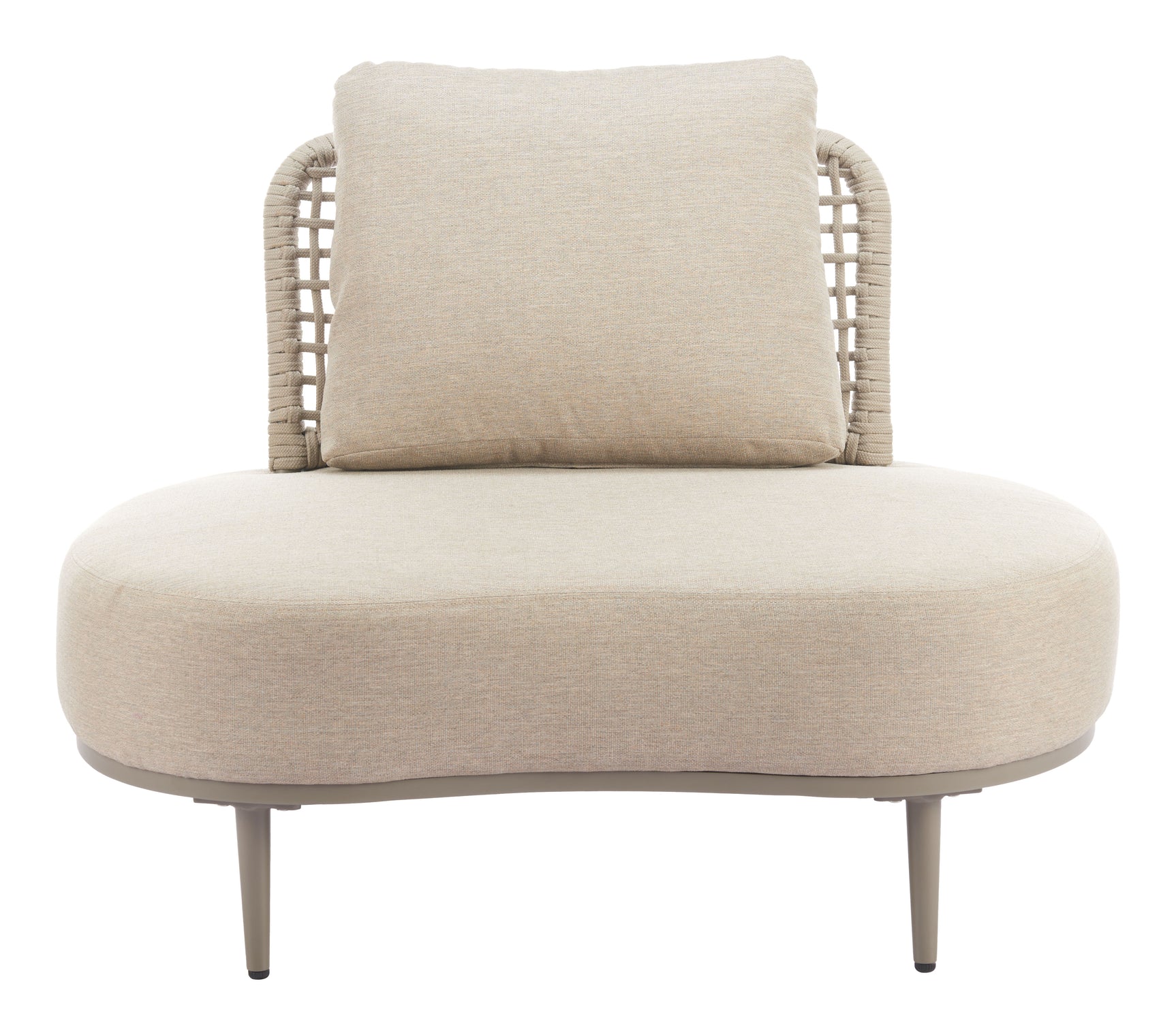 Ruhe Beige Accent Chair - Ornate Home