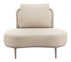 Ruhe Beige Accent Chair - Ornate Home