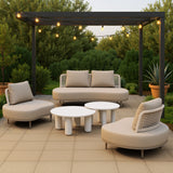 Ruhe Beige Sofa - Ornate Home