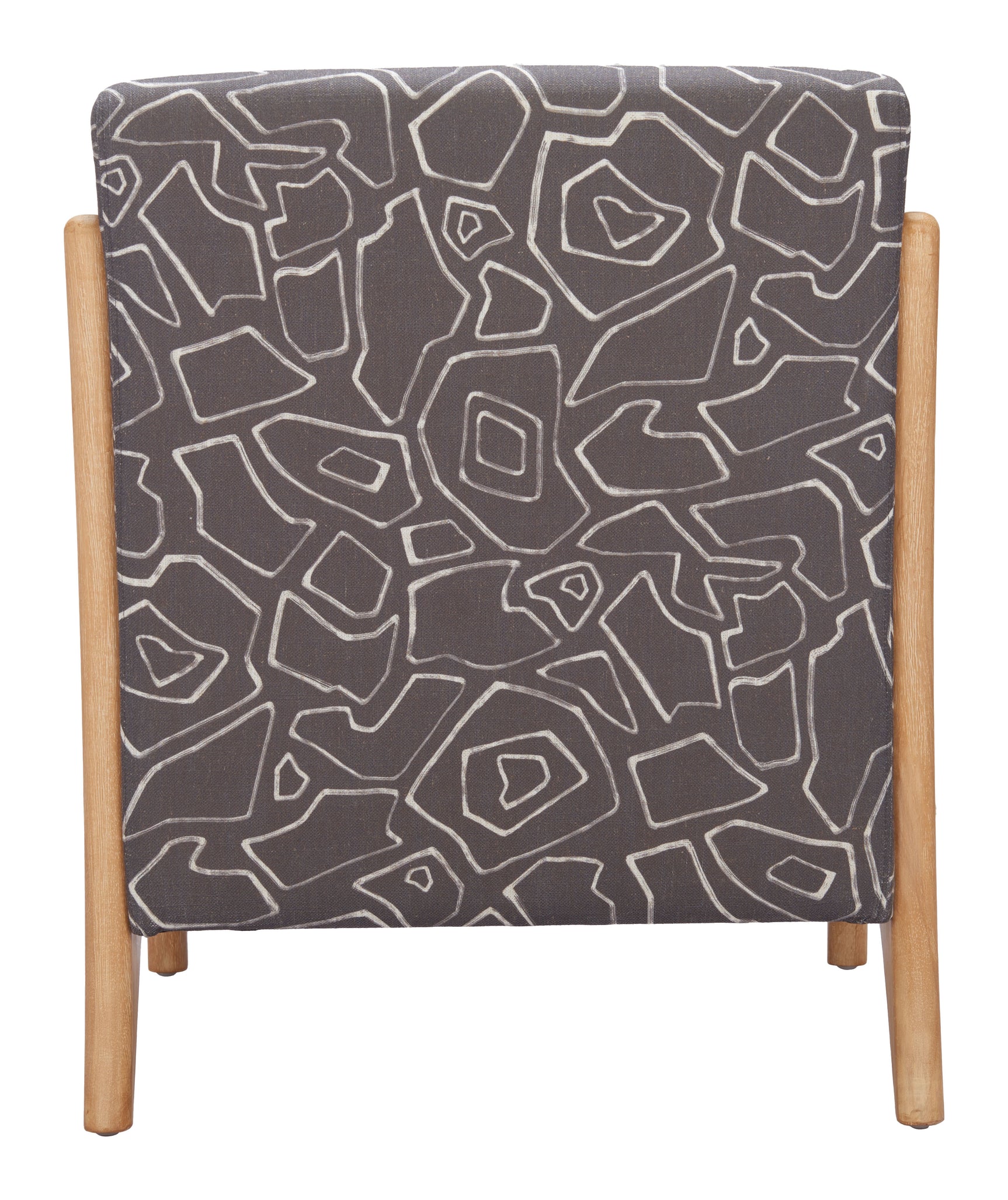 Runa Gray & Natural Accent Chair - Ornate Home