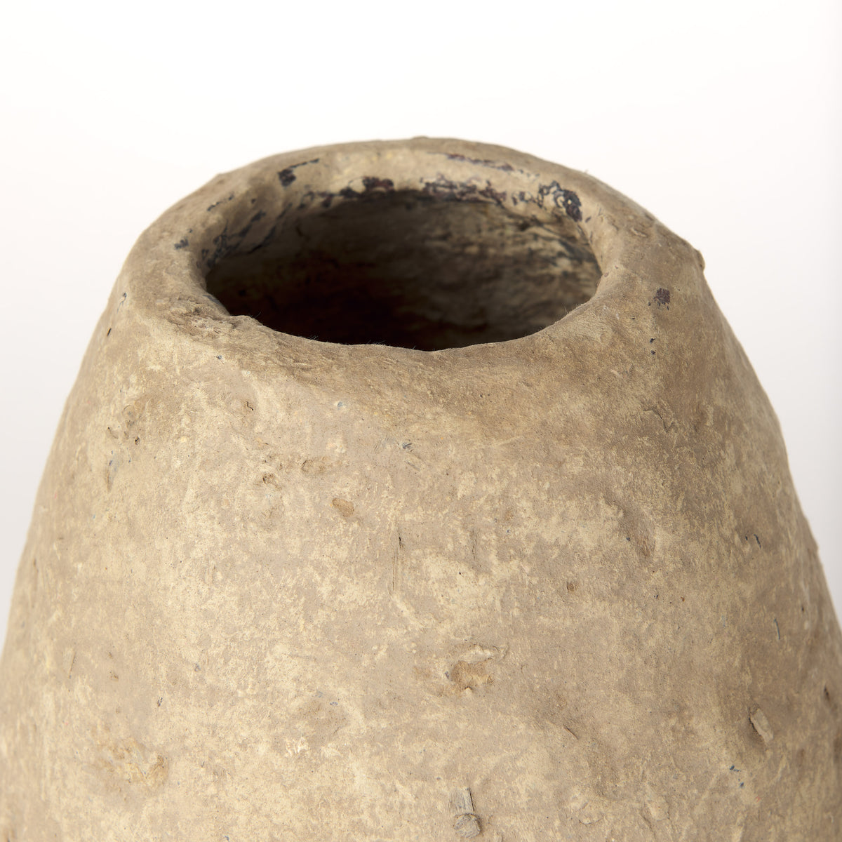 Rundal Beige Small Paper Mache Vase - Ornate Home
