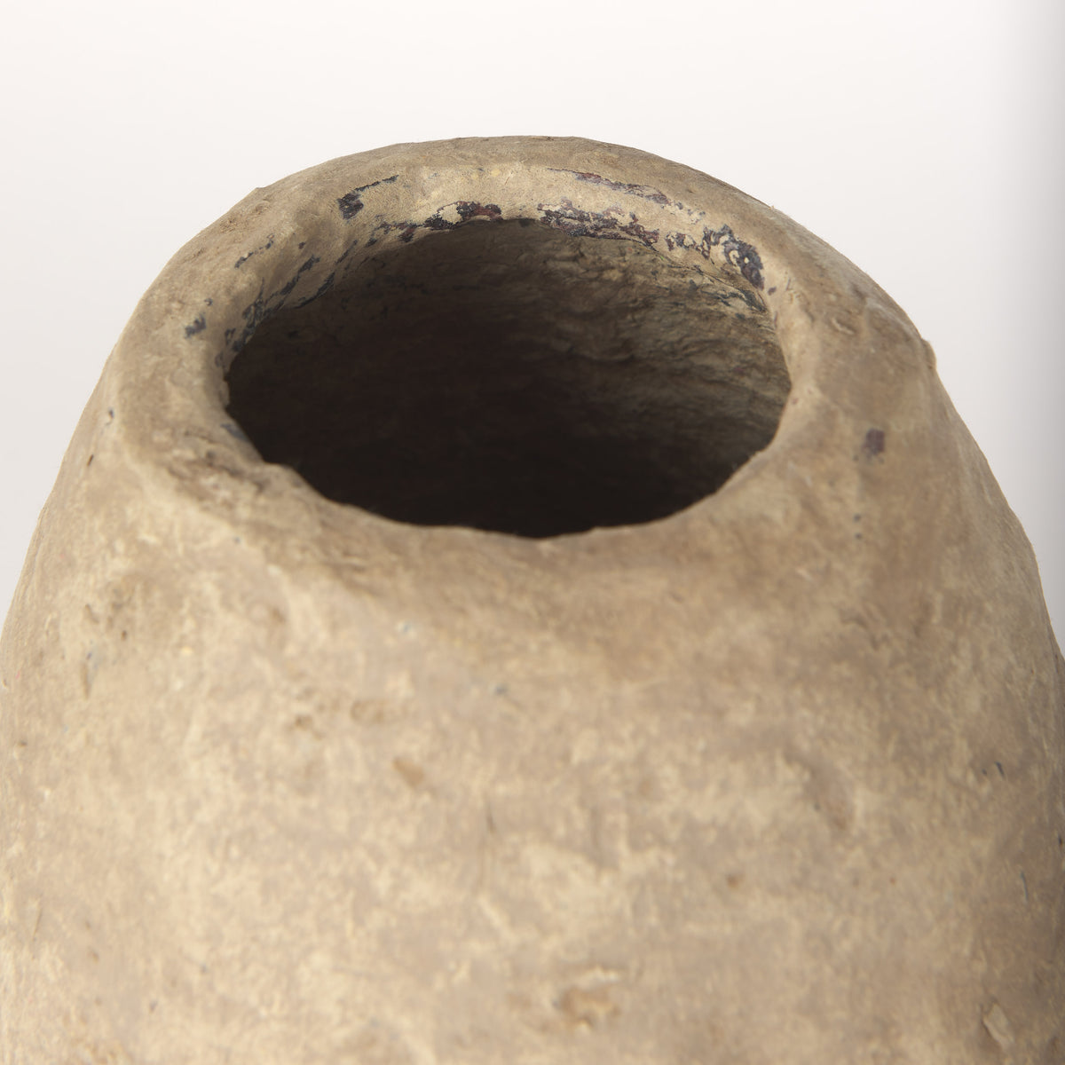 Rundal Beige Small Paper Mache Vase - Ornate Home