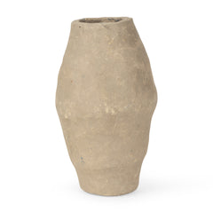 Rundal Gray Small Paper Mache Vase