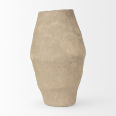 Rundal Gray Small Paper Mache Vase