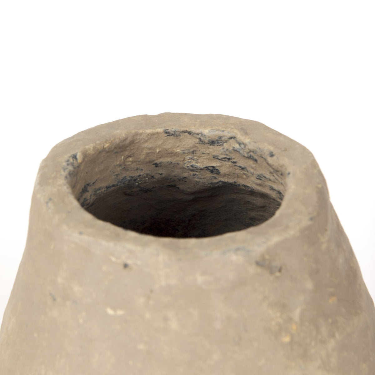 Rundal Gray Small Paper Mache Vase