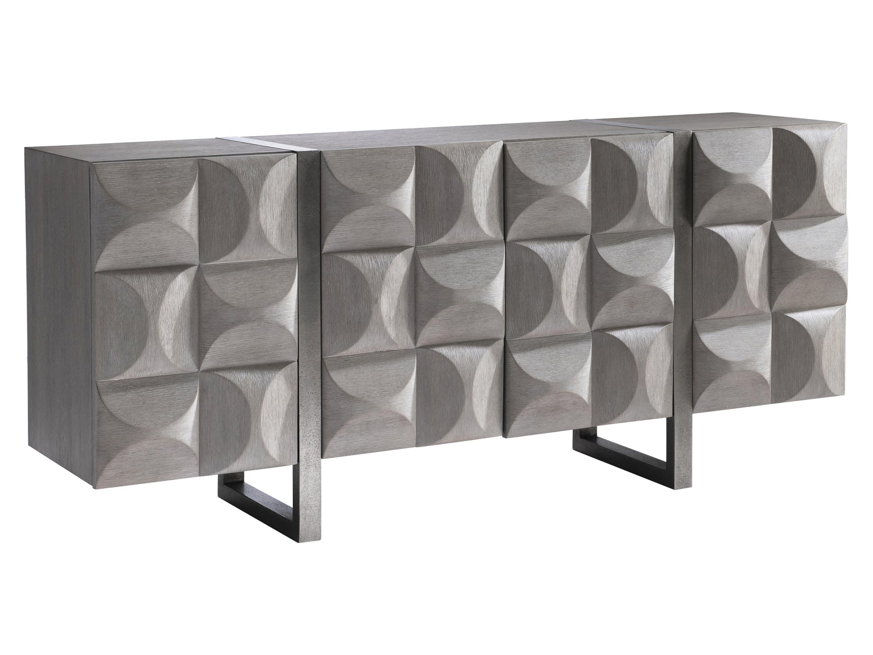 Rune Graphite/Bluff Entertainment Credenza - Ornate Home
