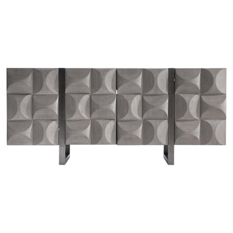 Rune Graphite/Bluff Entertainment Credenza - Ornate Home