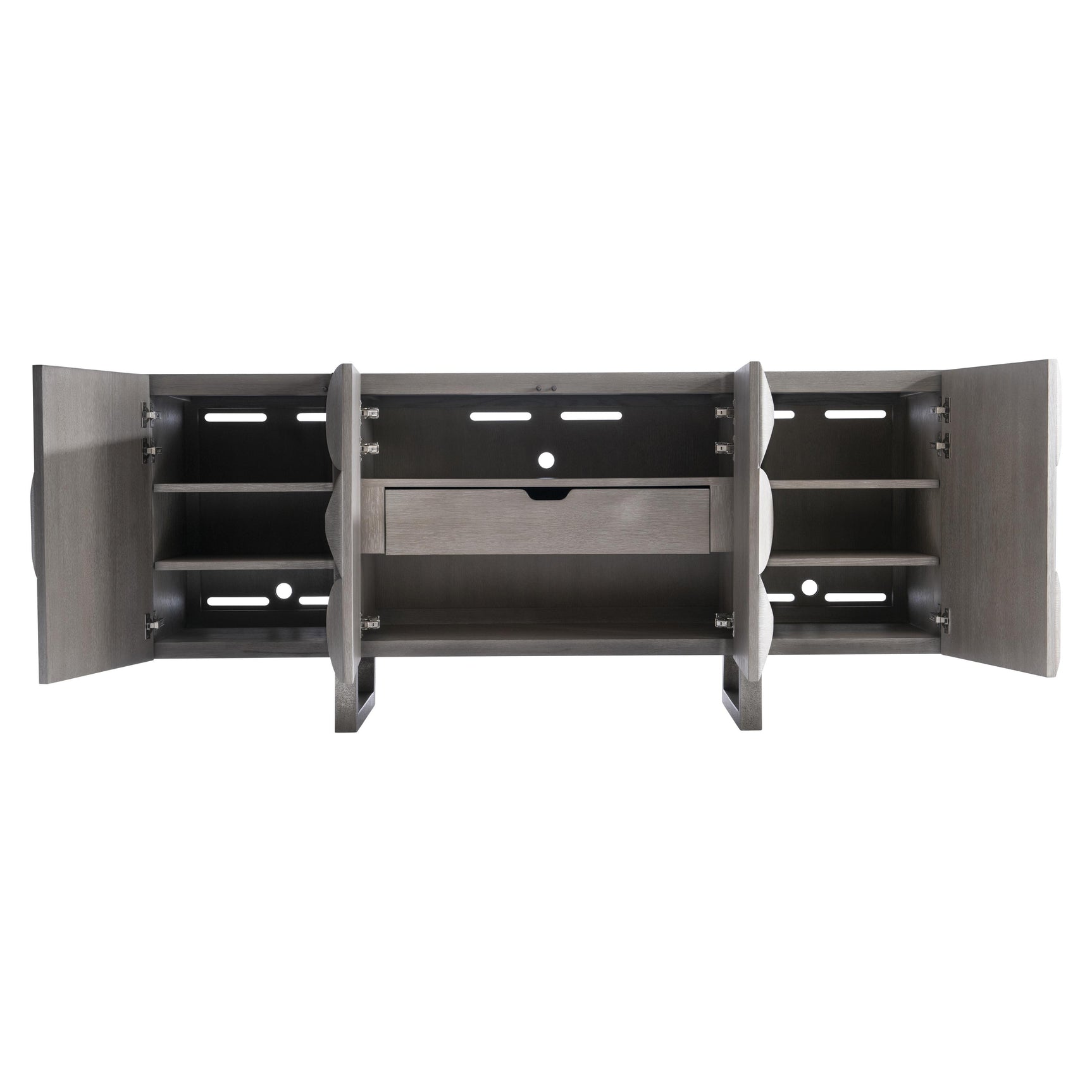 Rune Graphite/Bluff Entertainment Credenza - Ornate Home