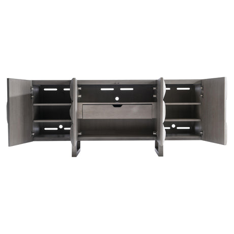 Rune Graphite/Bluff Entertainment Credenza - Ornate Home