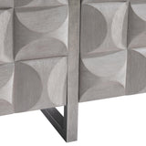 Rune Graphite/Bluff Entertainment Credenza - Ornate Home
