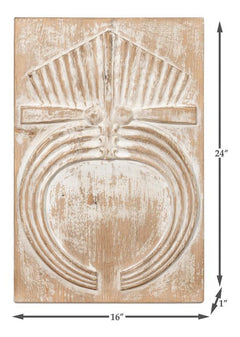 Rupert Natural Carved Panel - Ornate Home