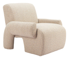 Rura Heathered Beige Accent Chair - Ornate Home