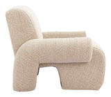 Rura Heathered Beige Accent Chair - Ornate Home