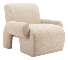 Rura Heathered Beige Accent Chair - Ornate Home