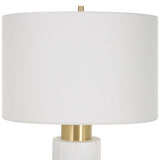 Ruse Whitewashed Table Lamp - Ornate Home