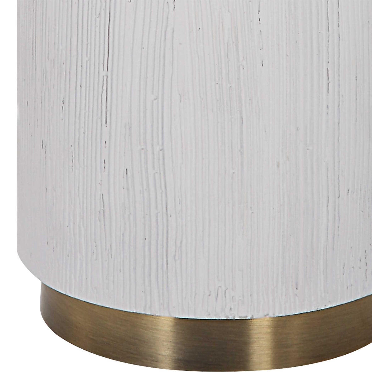 Ruse Whitewashed Table Lamp - Ornate Home