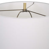 Ruse Whitewashed Table Lamp - Ornate Home