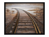 Rushing Way Brown Canvas