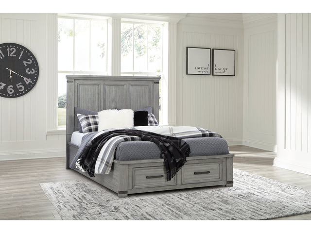 Russelyn Gray Queen Storage Bed (Online Special Price) - Ornate Home
