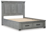 Russelyn Gray Queen Storage Bed - Ornate Home