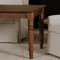 Russet Brown Dining Table - Ornate Home