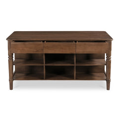 Russet Brown Kitchen Island - Ornate Home