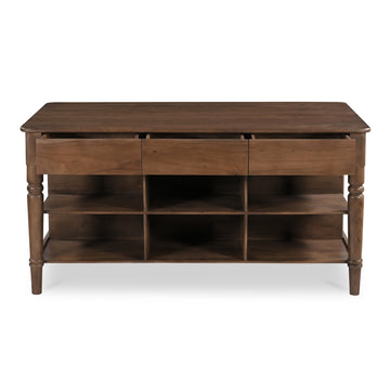 Russet Brown Kitchen Island - Ornate Home