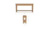 Russet Oak Console Table - Ornate Home