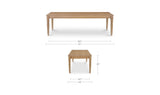 Russet Oak Dining Table - Ornate Home