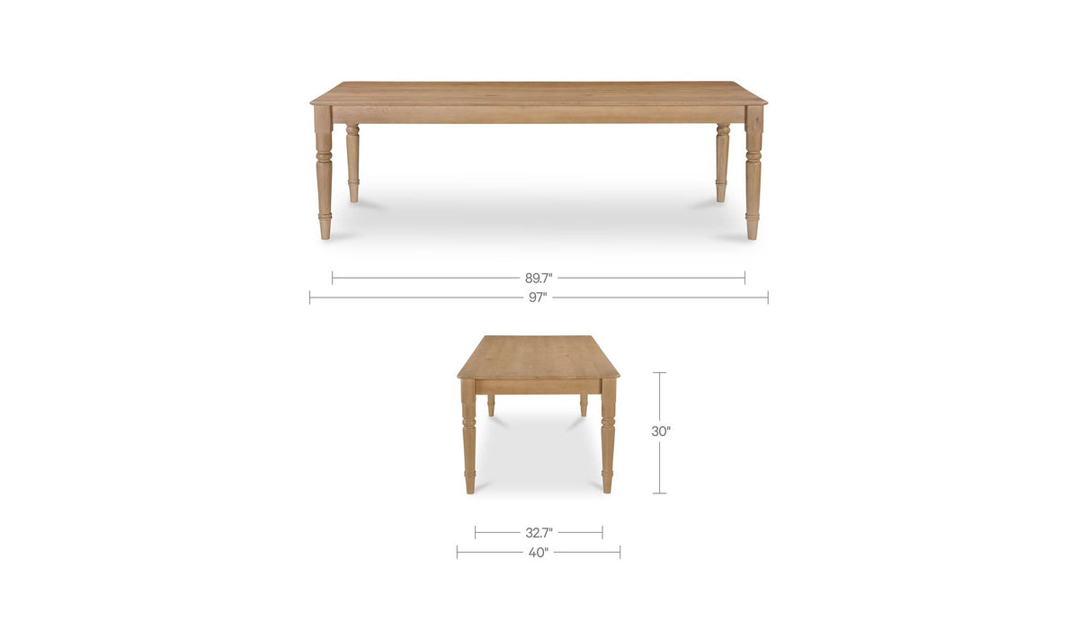 Russet Oak Dining Table - Ornate Home