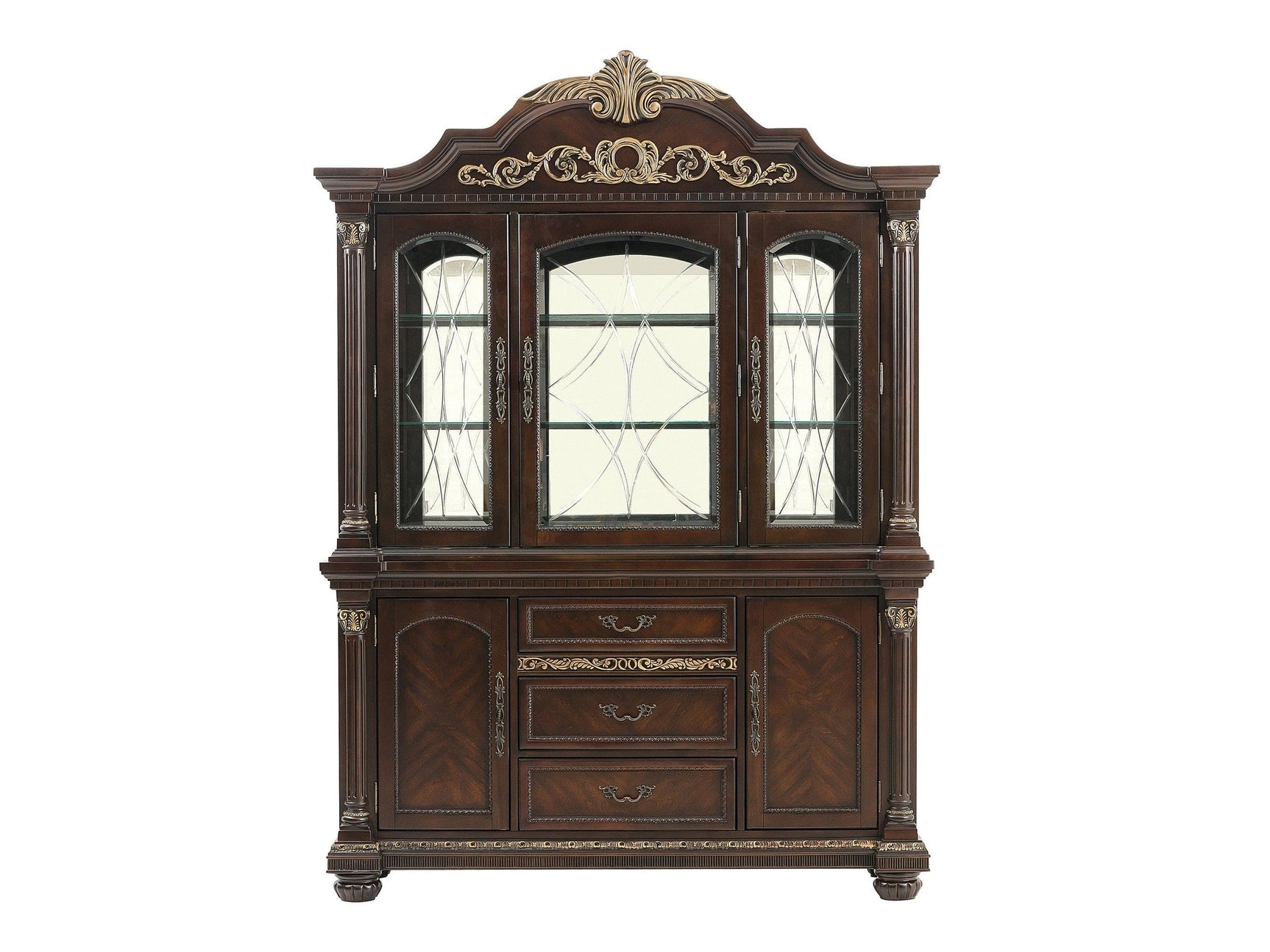 Russian Hill Cherry Buffet & Hutch - Ornate Home