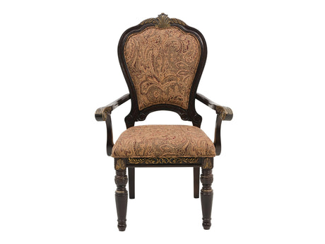 Russian Hill Warm Cherry Arm Chair (Set of 2) - Ornate Home