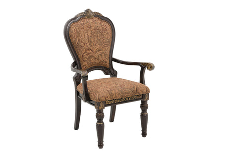 Russian Hill Warm Cherry Arm Chair (Set of 2) - Ornate Home