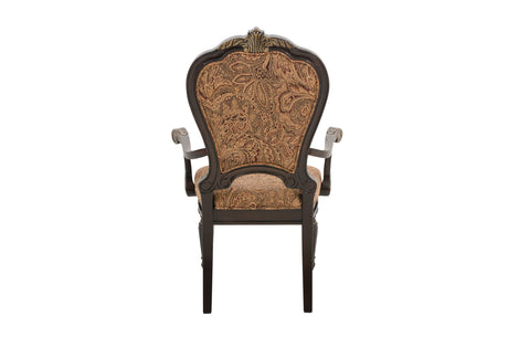 Russian Hill Warm Cherry Arm Chair (Set of 2) - Ornate Home