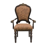 Russian Hill Warm Cherry Arm Chair (Set of 2) - Ornate Home