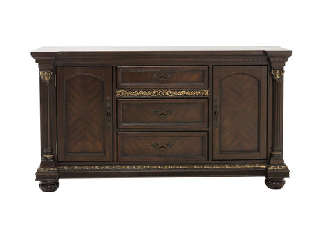 Russian Hill Warm Cherry Buffet - Ornate Home