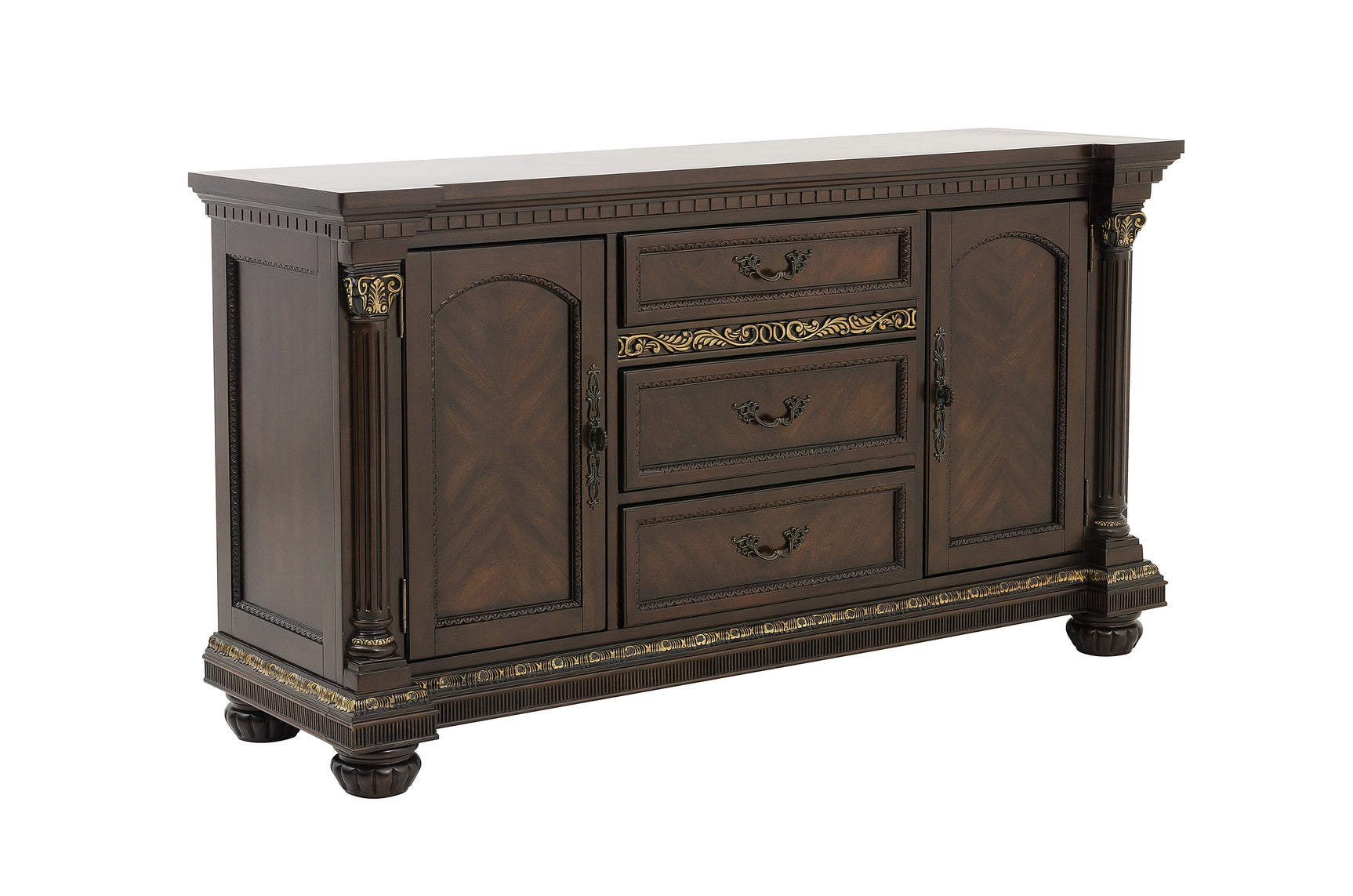 Russian Hill Warm Cherry Buffet - Ornate Home