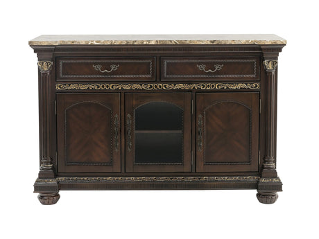 Russian Hill Warm Cherry Server - Ornate Home