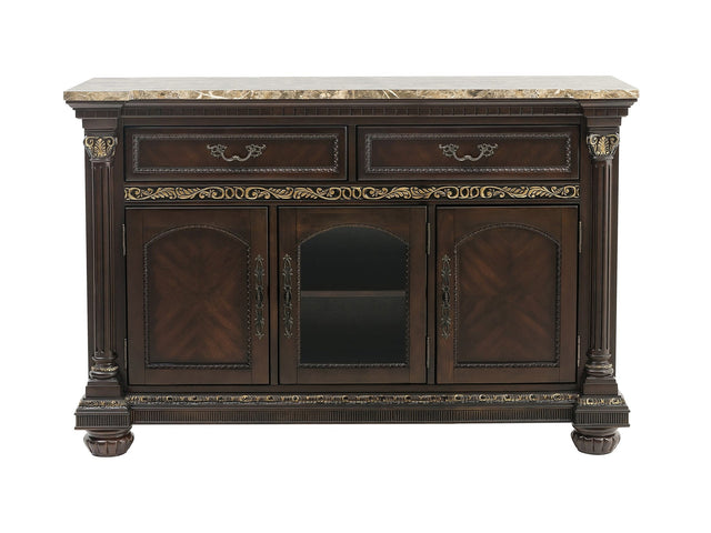 Russian Hill Warm Cherry Server - Ornate Home