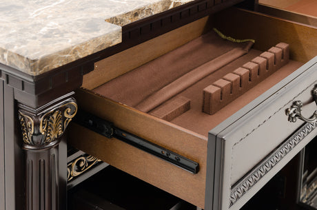 Russian Hill Warm Cherry Server - Ornate Home