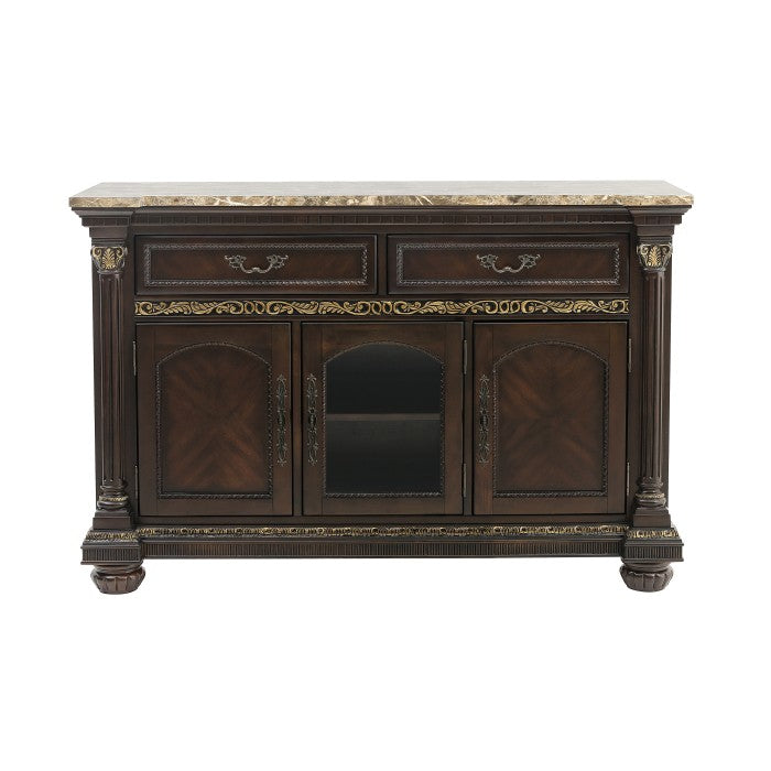 Russian Hill Warm Cherry Server - Ornate Home