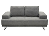 Russo Grey Loveseat - Ornate Home