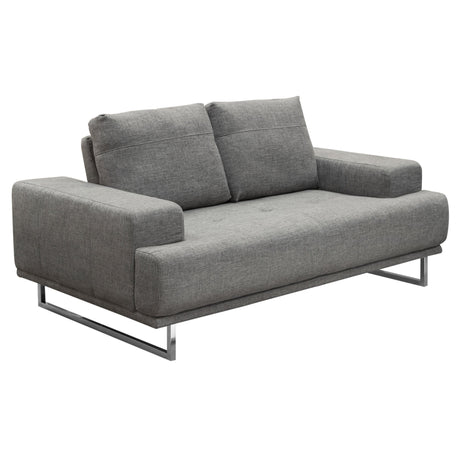 Russo Grey Loveseat - Ornate Home