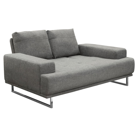 Russo Grey Loveseat - Ornate Home