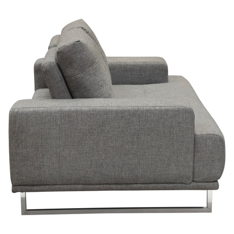 Russo Grey Loveseat - Ornate Home