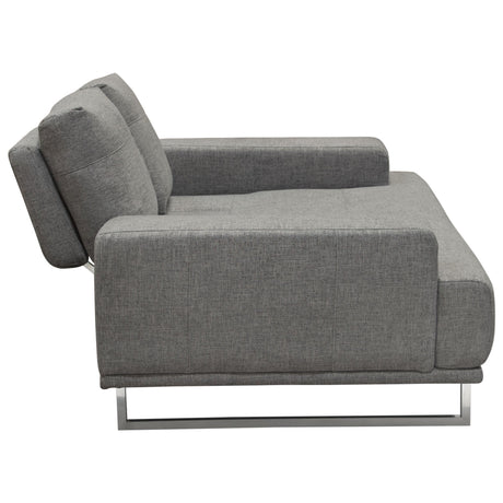 Russo Grey Loveseat - Ornate Home