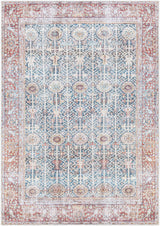Rust Catadupa Distressed Washable Area Rug - Clearance - Ornate Home