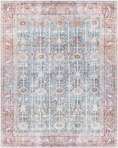 Rust Catadupa Distressed Washable Area Rug - Clearance - Ornate Home